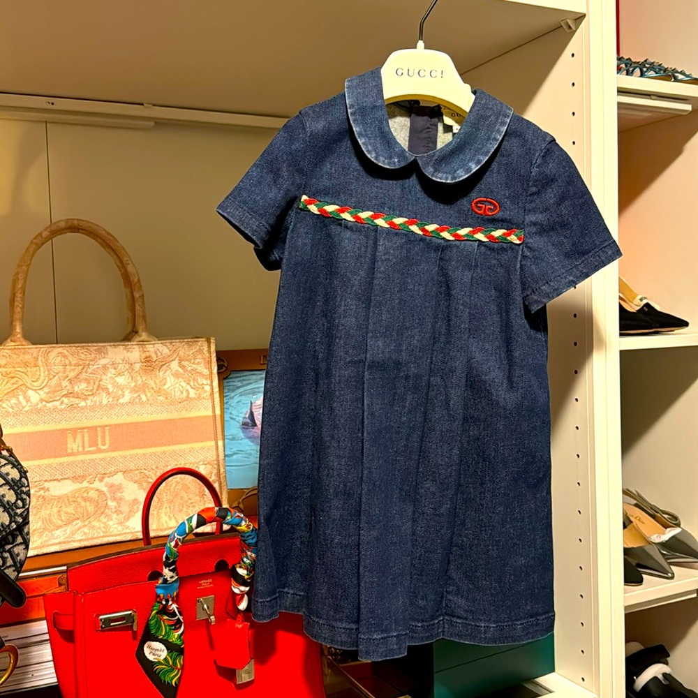 Gucci girl jean dress